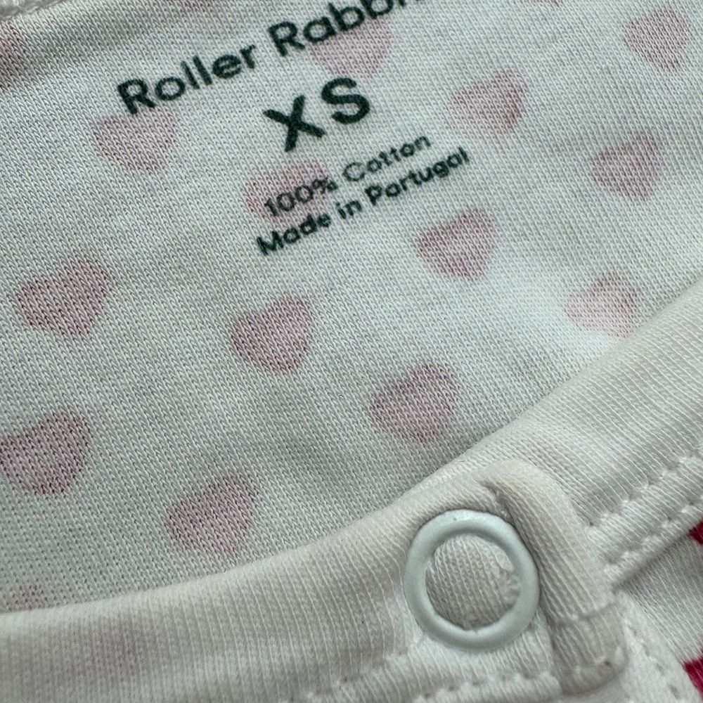 Roller Rabbit Pink Hearts Long sleeve Pajamas size XS - Picture 2 of 4
